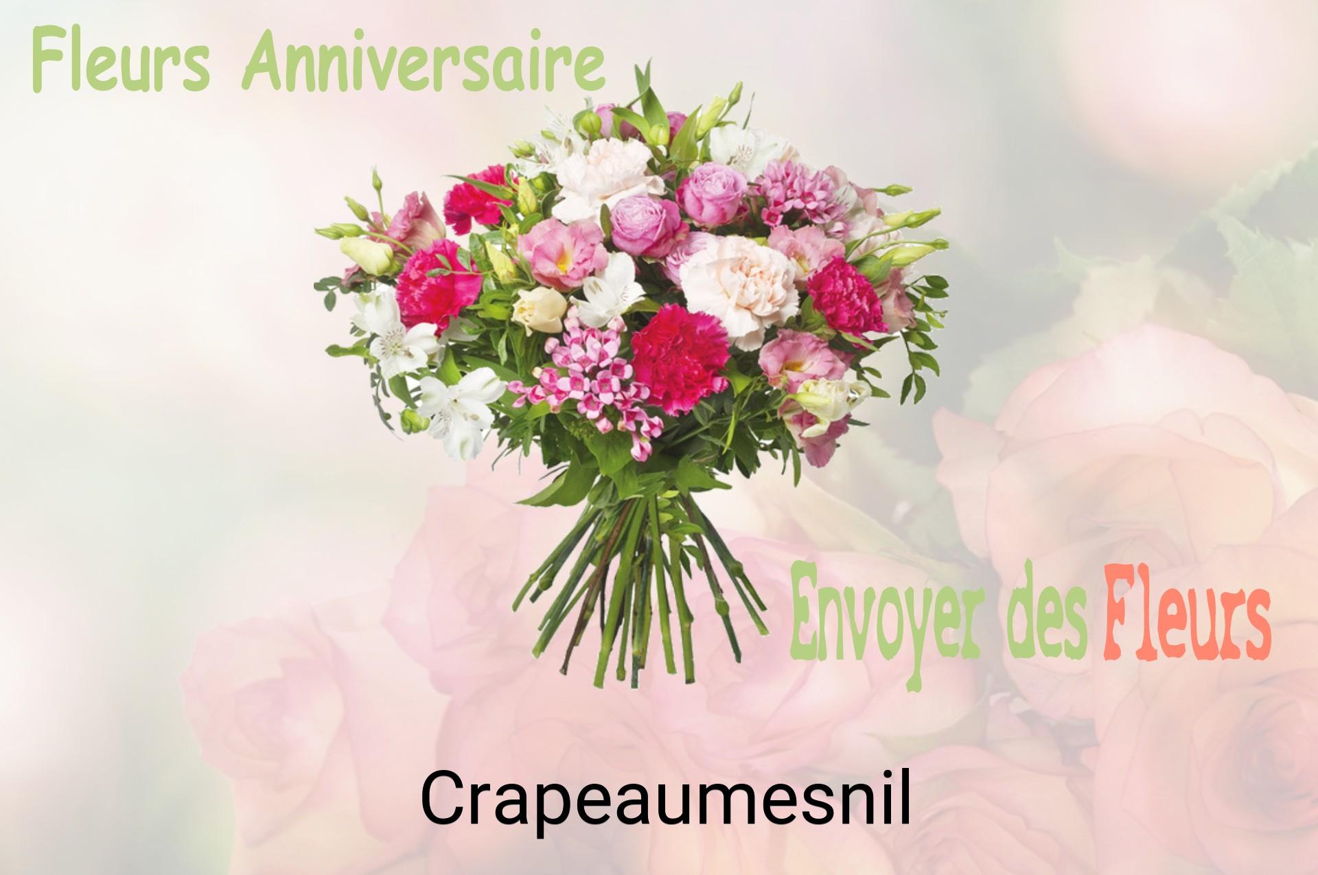 Bouquet de fleurs d’anniversaire livré à Crapeaumesnil