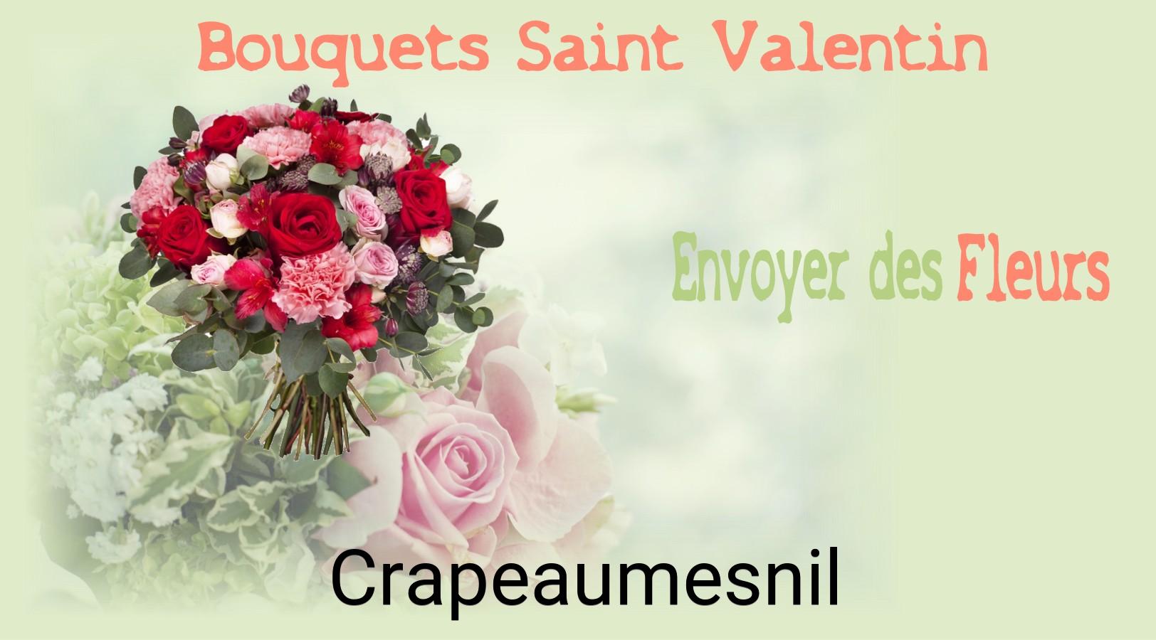 Roses de Saint-Valentin livrées à Crapeaumesnil